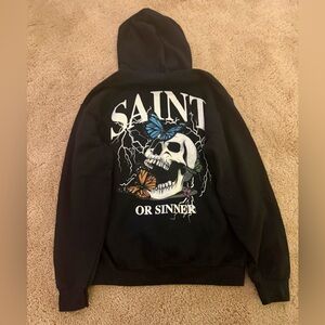 Saint or Sinner Popular Poison Hoodie Medium